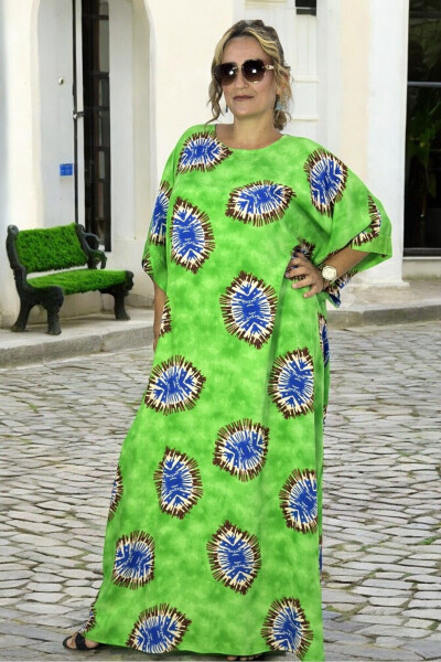 BICYCLE COLLAR LOW ARM EXTRA LARGE SIZE COTTON VISCOSE LARGE SIZE DRESS 58-64 SIZE - 5