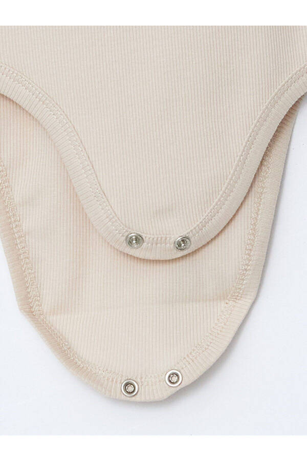 Bicycle Collar Printed Baby Girl Snap Button Bodysuit 3 Pieces - 5