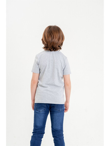 Bicycle Collar Short Sleeve Boys T-Shirt - 6