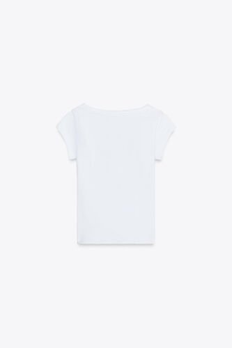 BICYCLE COLLAR T-SHIRT-White - 6