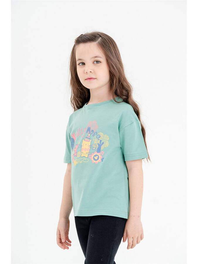 Bicycle Neck Baby Girl T-Shirt - 7