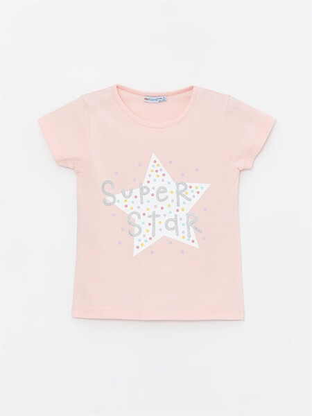 Bicycle Neck Baby Girl T-Shirt - 4