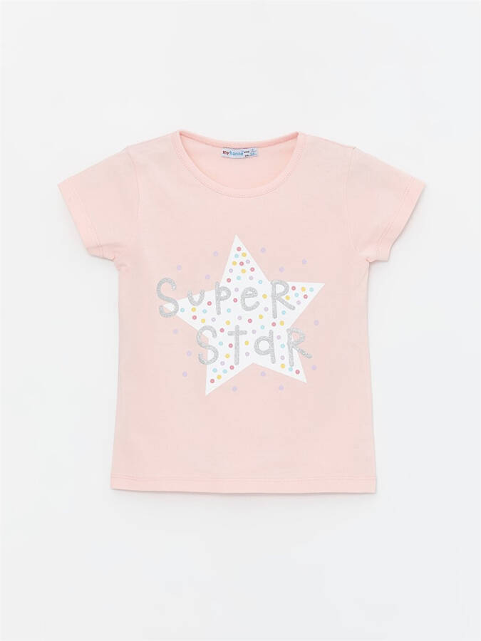 Bicycle Neck Baby Girl T-Shirt - 4