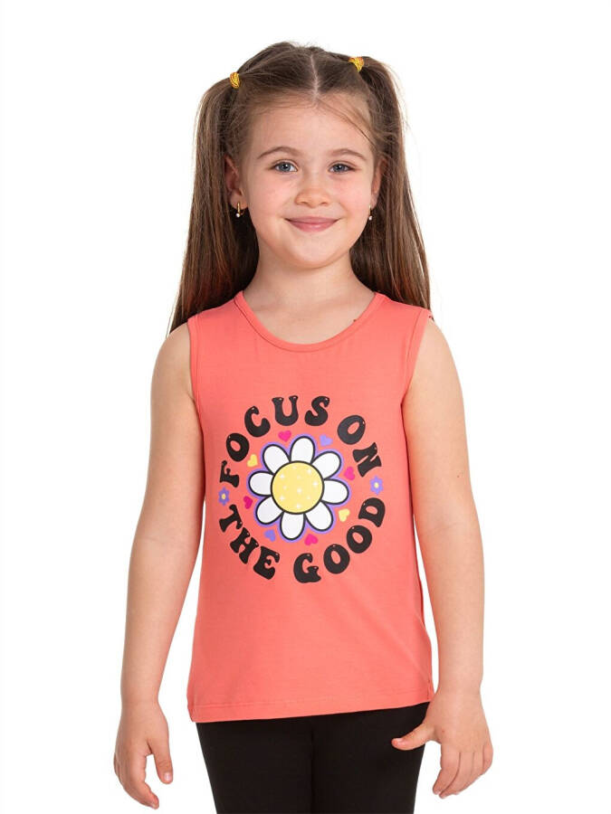 Bicycle Neck Baby Girl Tank Top - 3