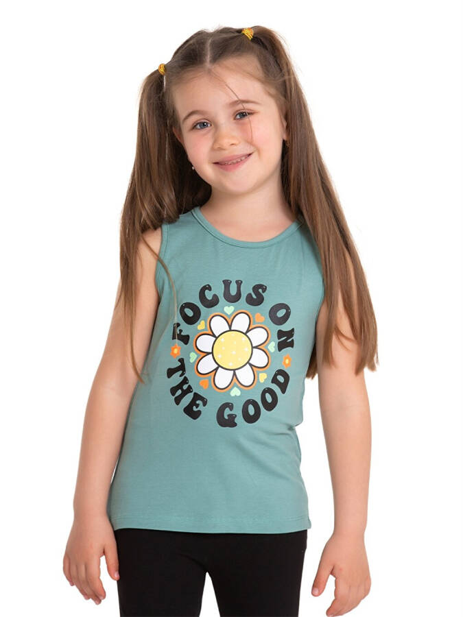 Bicycle Neck Baby Girl Tank Top - 5