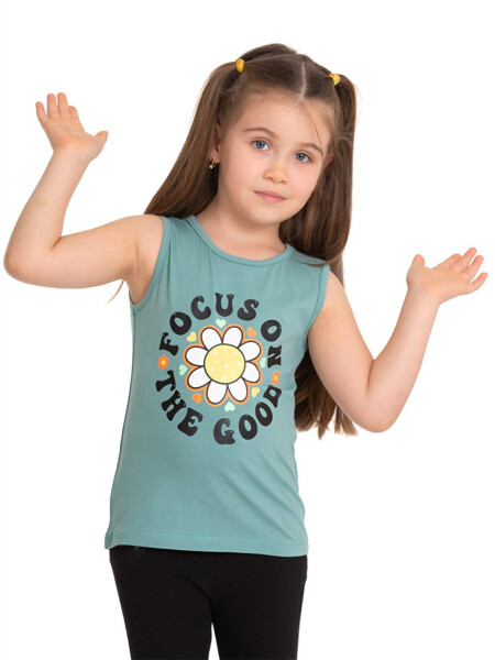 Bicycle Neck Baby Girl Tank Top - 7