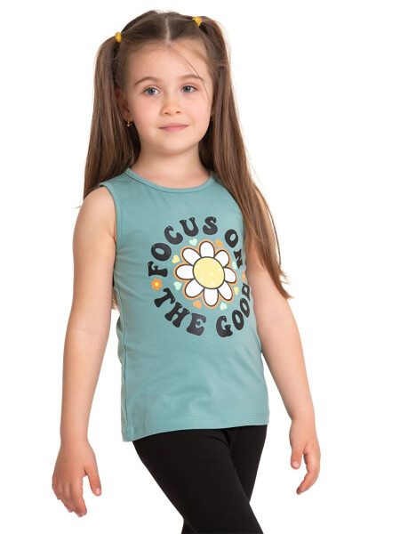 Bicycle Neck Baby Girl Tank Top - 4