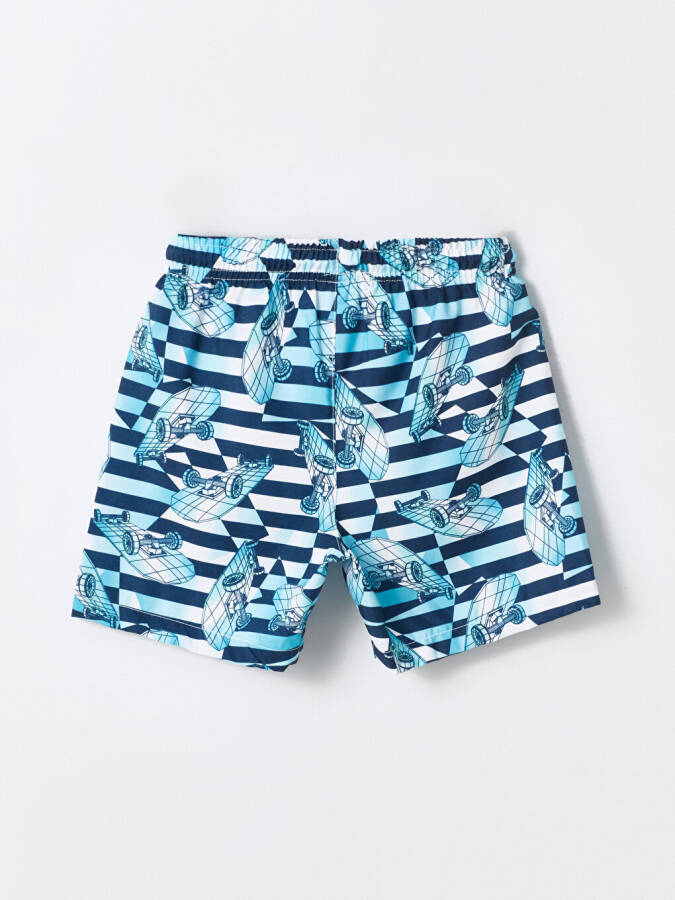 Bicycle Neck Boy's T-Shirt and Swim Shorts - 21