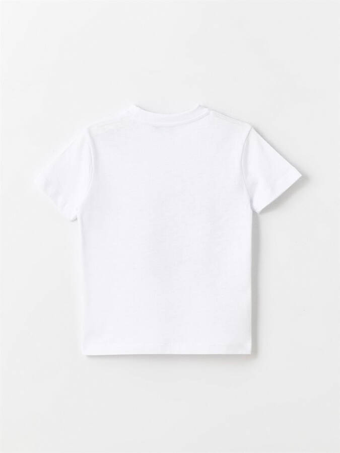 Bicycle Neck Printed Baby Boy T-Shirt - 6