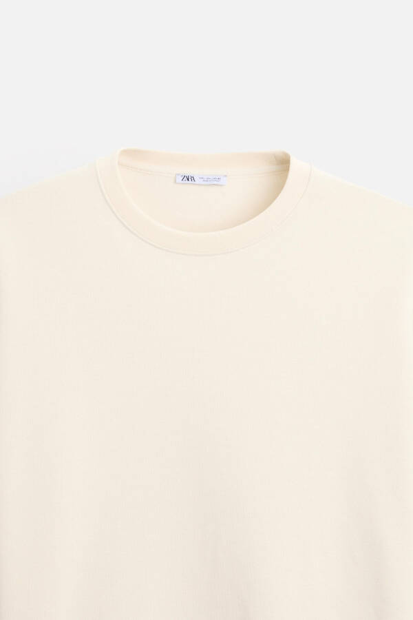 Bicycle neck sweatshirt, dirty white - 16