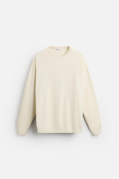 BICYCLE NECK SWEATSHIRT (Ecru) - 14