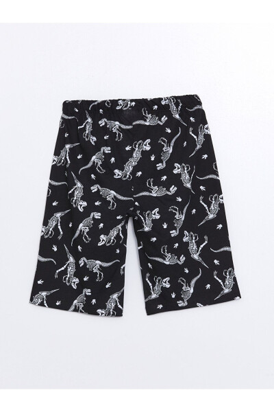 Bicycle Print Short Sleeve Boy's Short Pajama Set - 5