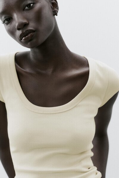 BICYCLE YAKA T-SHIRT-Butter - 3