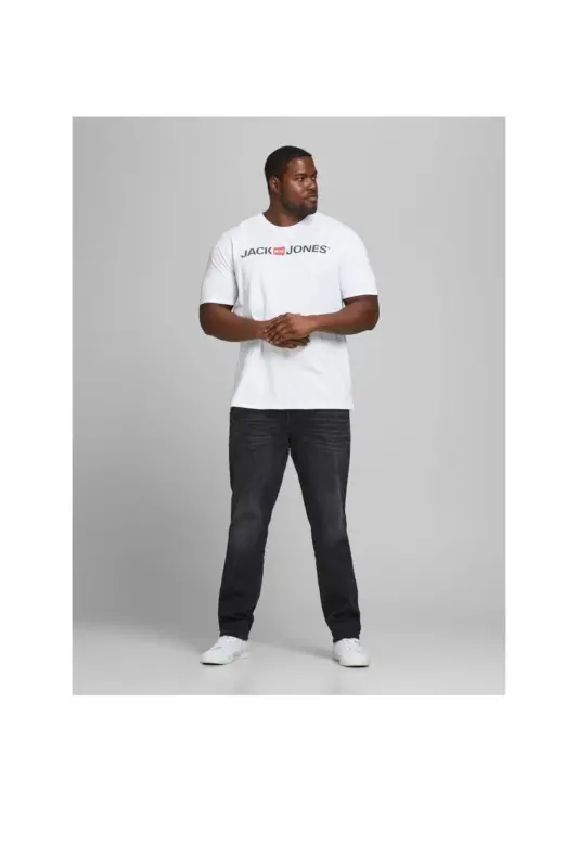 Bicycle yoqali logotip bosilgan katta o'lchamli futbolka - Oq1 - 1