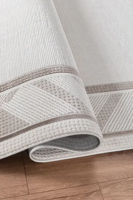 Bienal VL Fringe Modern Woven Rug, High Quality Living Room, Hall, Kitchen Rug-8664A - 1