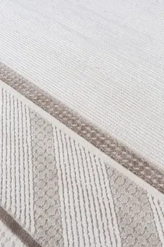 Bienal VL Fringe Modern Woven Rug, High Quality Living Room, Hall, Kitchen Rug-8664A - 4