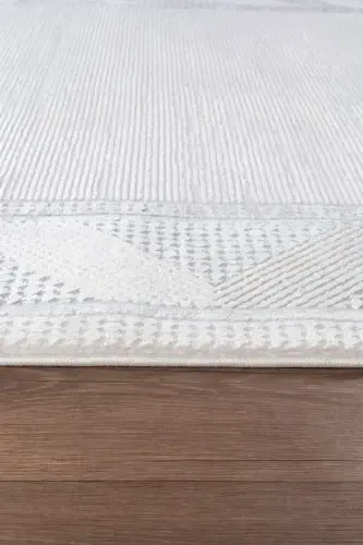 Bienal VL Fringed Modern Woven Carpet, High Quality Living Room, Hall, Kitchen Carpet-8664A - 5