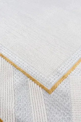 Bienal VL Saçaklı Modern Dokuma Halı,Yüksek Kalite Oturma Odası,Salon,Mutfak Halısı-8664A - 5