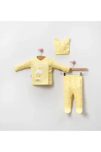 Big Birth Set (HOSPITAL OUTFIT, BABY CARE BACKPACK AND SHOULDER BAG, BLANKET)-BEIGE - BOMBINOO (1)