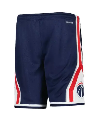 Big Boys and Girls Navy Washington Wizards Statement Edition Swingman Performance Shortslari - JORDAN (1)