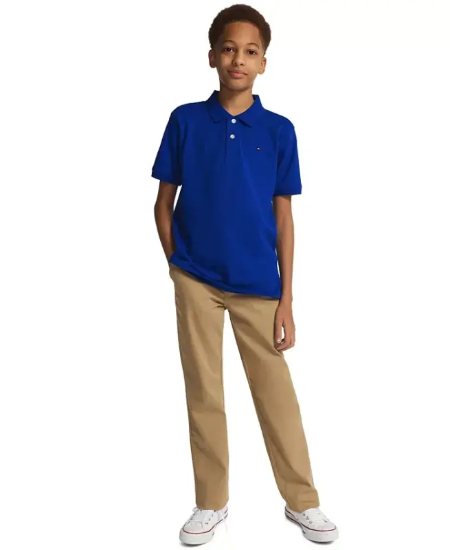 Big Boys Flat Front Stretch Chino Pant - 2