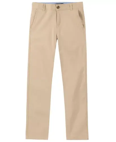 Big Boys Flat Front Stretch Chino Pant - 1