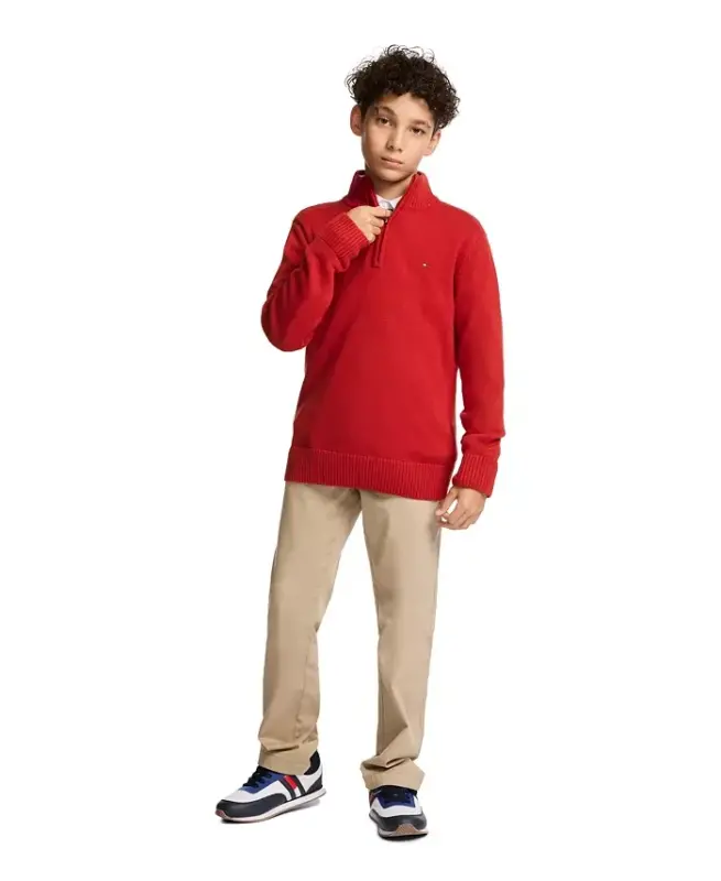 Big Boys Flat Front Stretch Chino Pant - 4