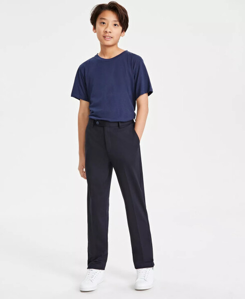 Big Boys Knit Stretch Dress Pant Navy - 1