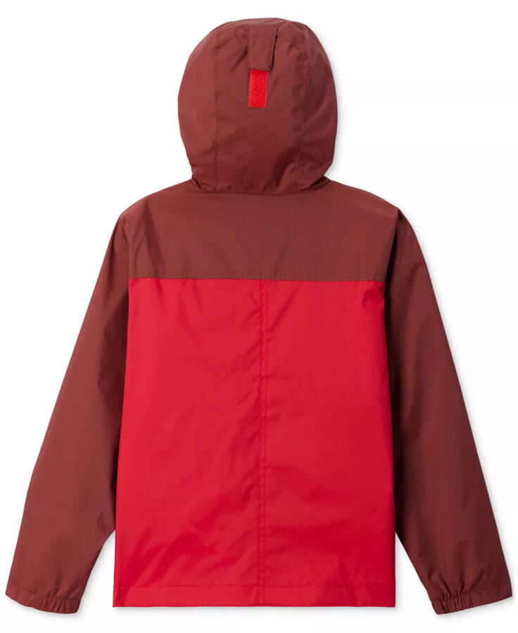 Big Boys Rain-Zilla Fleece-Lined Full-Zip Hooded Rain Jacket Spice,mountain - 2