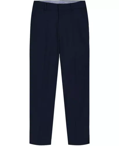 Big Boys Stretch Sharkskin Machine Washable Suit Pants - 1