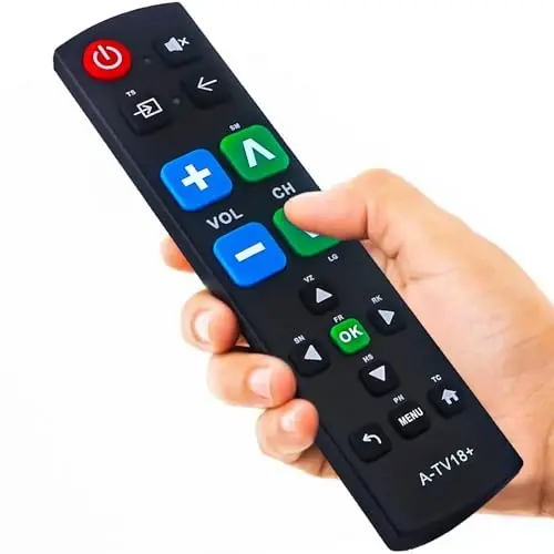 Big Button Universal Remote for All TV Remote, for All Samsung/LG/VIZIO/Sony/Hisense/Philips/Panasonic TVs and More - GVIRTUE