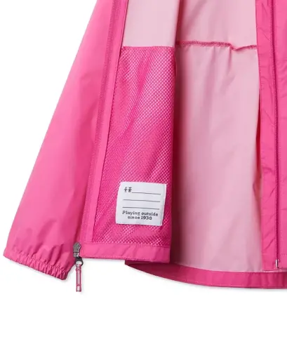 Big Girls Switchback II Water-Resistant Jacket-Pink Ice - 3