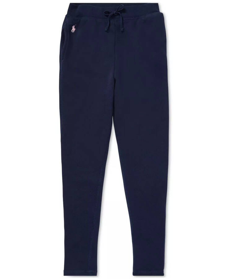 Big Girls Washed French Terry Leggings Refined Navy - 1