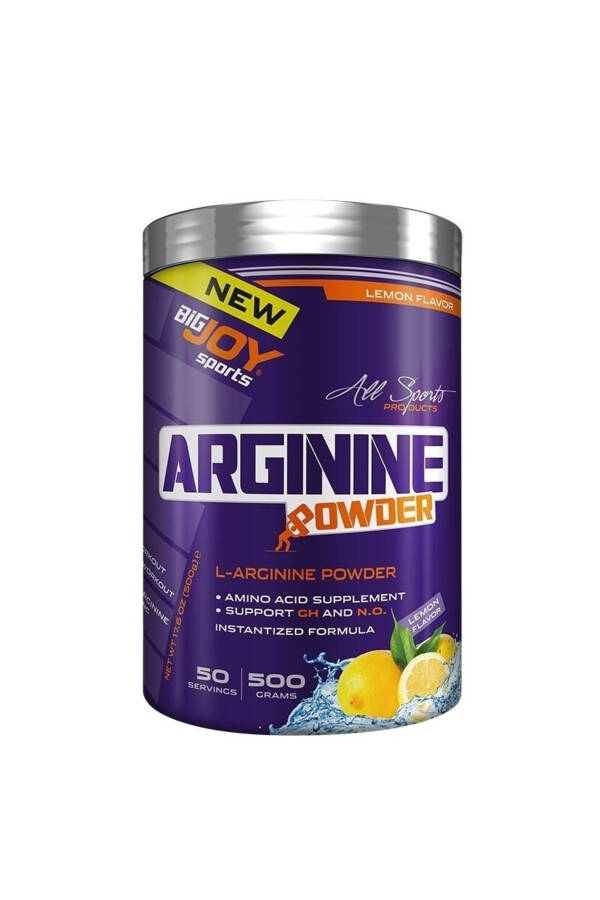 Big Joy L-arginin Tozu 500 gr Limon Aromalı - 1