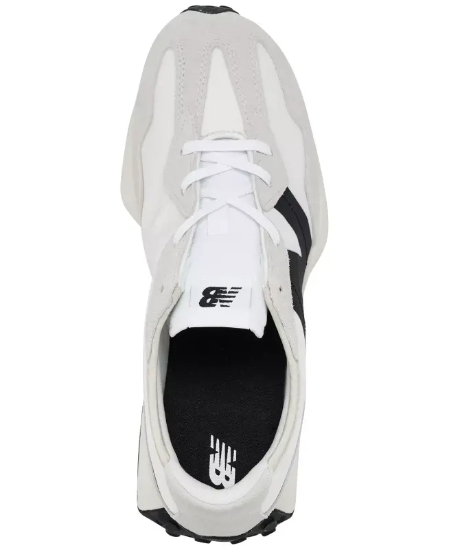 Big Kids 327 Casual Sneakers from Finish Line-Gray, Black - 5