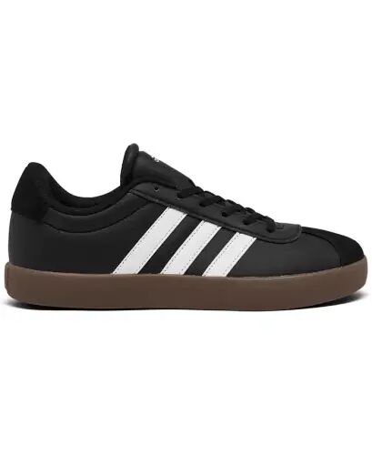 Big Kids' VL Court 3.0 Casual Sneakers from Finish Line - Core Black, Cloud White - adidas (1)