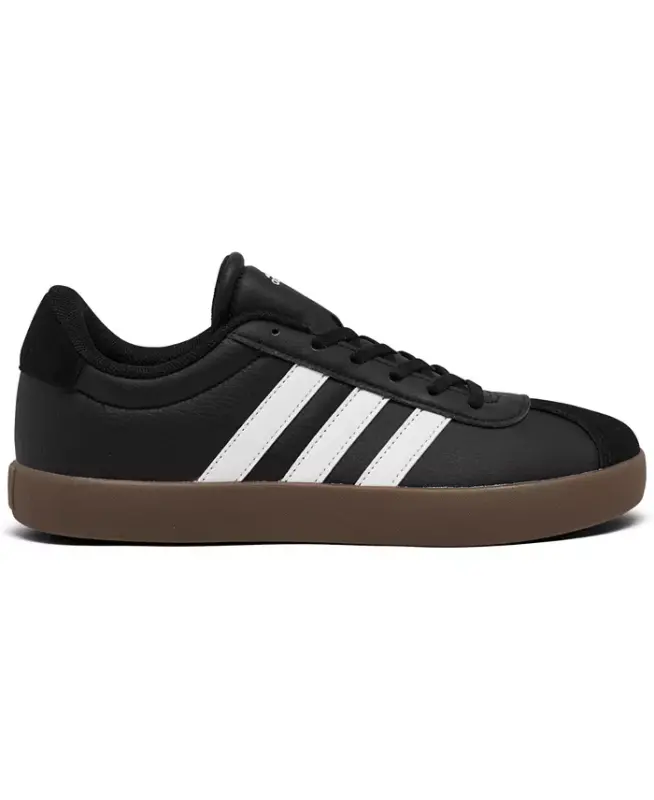 Big Kids' VL Court 3.0 Casual Sneakers from Finish Line - Core Black, Cloud White - 2
