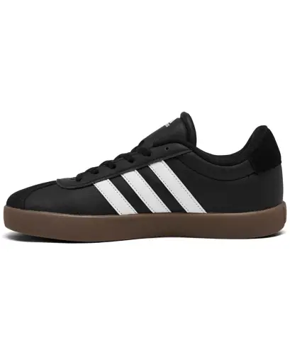Big Kids' VL Court 3.0 Casual Sneakers from Finish Line - Core Black, Cloud White - 3