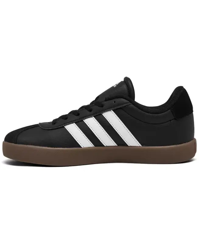 Big Kids' VL Court 3.0 Casual Sneakers from Finish Line - Core Black, Cloud White - 3