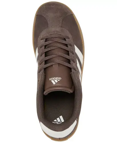 Big Kids' VL Court 3.0 Casual Sneakers from Finish Line - Earth Strata, White - 5