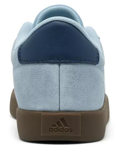 Big Kids' VL Court 3.0 Casual Sneakers from Finish Line - Sky, Indigo, Gum - 4