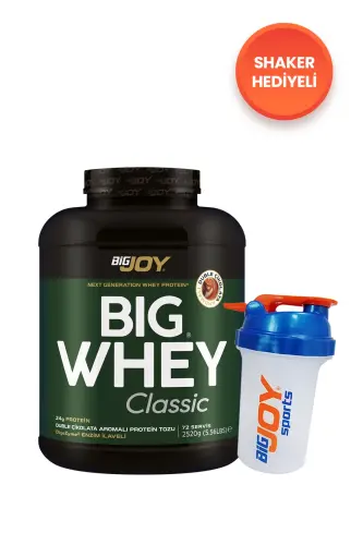 Big Whey Classic Chocolate Flavored Protein Powder 72 Servings 2448 g with Added Digestive Enzymes - 1