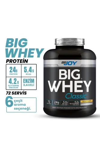 Big Whey Classic Shokolad Ta'mli Protein Kuni 72 Porsiya 2448 gr Ovqat Hazm Fermentlari Qo'shilgan - 6