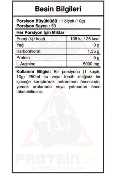 Bigjoy L-arginin kukuni 500gr O'rmon mevalari - 6