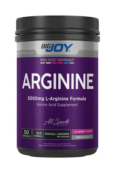 Bigjoy L-аргинин порошок 500гр Лесные ягоды - BIGJOY SPORTS