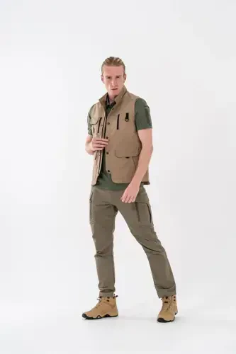 Bikatex Tactical Hunter Vest Multi-Pocket Journalist Vest - 201-BEJ - GENEL MARKALAR (1)