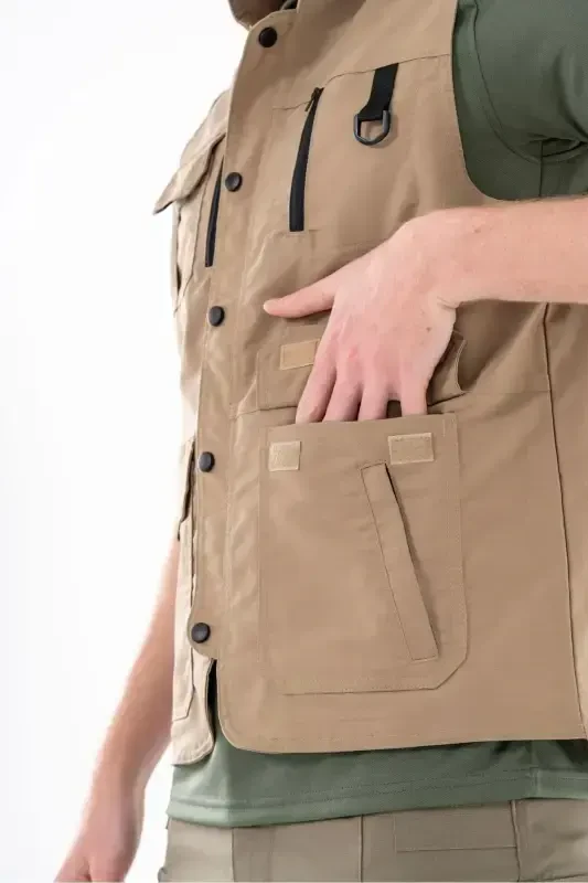 Bikatex Tactical Hunter Vest Multi-Pocket Journalist Vest - 201-BEJ - 4
