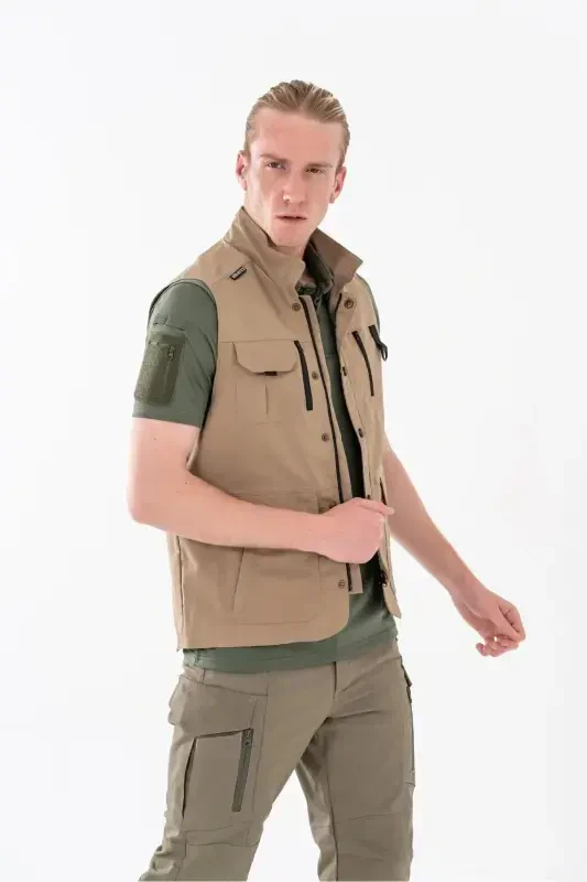 Bikatex Tactical Hunter Vest Multi-Pocket Journalist Vest - 201-BEJ - 6