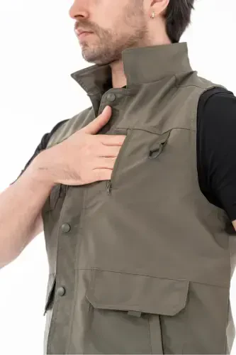 Bikatex Taktik Ovchi Nimchasi Ko'p cho'ntakli Jurnalist Nimchasi - 201-XAKI3 - 2