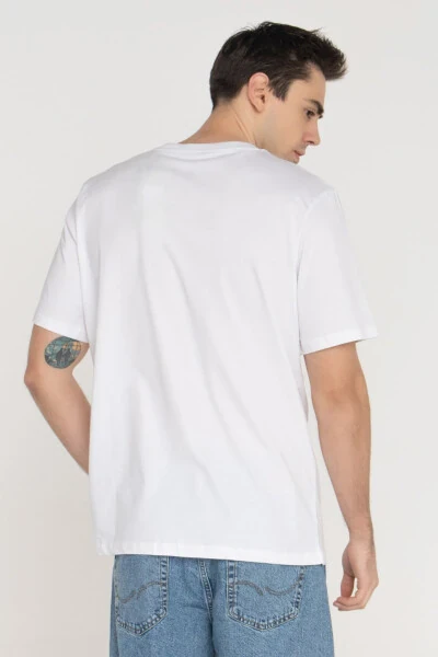 Bike collar logo printed t-shirt - 3